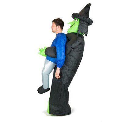 Adult Inflatable Carry Me Witch Costume (One Size) Pk 1