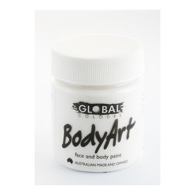 White Face and Body Paint Jar (45ml) Pk 1