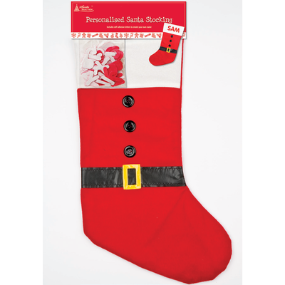 Customisable Christmas Stocking (57cm) Pk 1