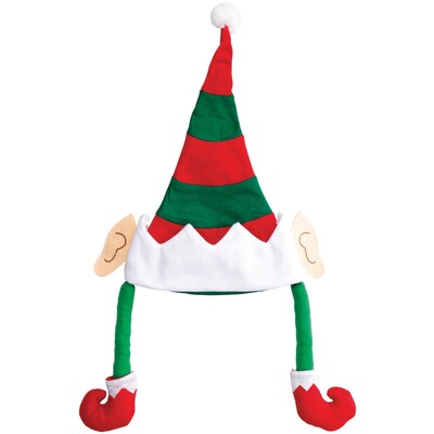 Christmas Elf Hat with Legs Pk 1 