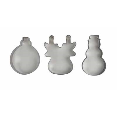 Christmas Cookie Cutter Set Pk 3