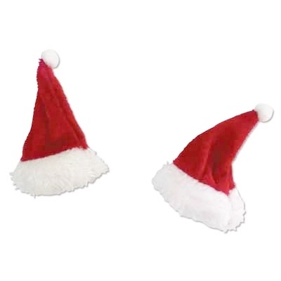 Christmas Mini Santa Hat Hair Clips (1 Pair)