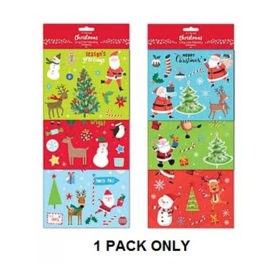 Assorted Christmas Stickers Sheet Triple Pack (1 Set)