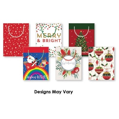 Assorted Small Christmas Gift Bags (Pk 1)