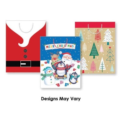 Assorted Jumbo Christmas Gift Bags (Pk 1)