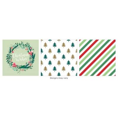Assorted Classic Christmas 2 Ply Lunch Napkins Pk20 (3 Packs)