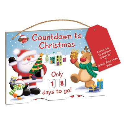 Christmas Countdown Spinner (Pk 1)