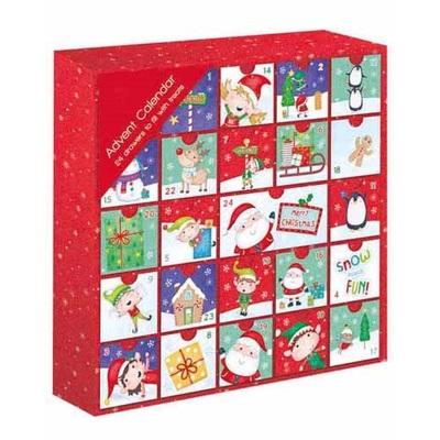 Christmas Fillable Advent Calendar Box