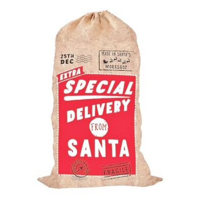 Christmas Special Delivery From Santa Sack
