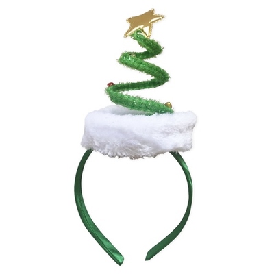 Spiral Christmas Tree Headband