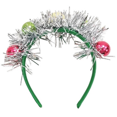Christmas Tinsel & Baubles Headband