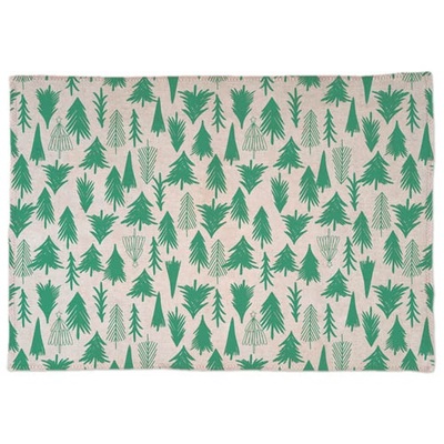 Christmas Trees Fabric Placemats (Pk 4)