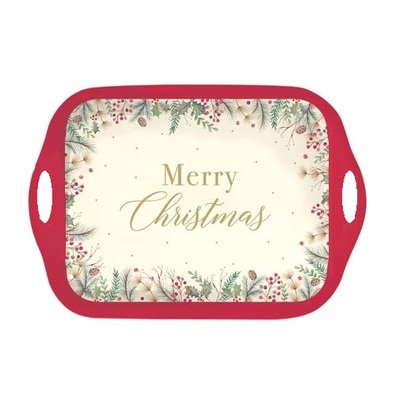 Christmas Traditional Melamine Tray 41x28cm