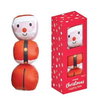 Christmas Santa Claus Juggling Balls Set (Pk 3)