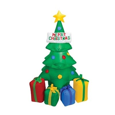 Inflatable Christmas Tree Decoration With LED Lights 150cm