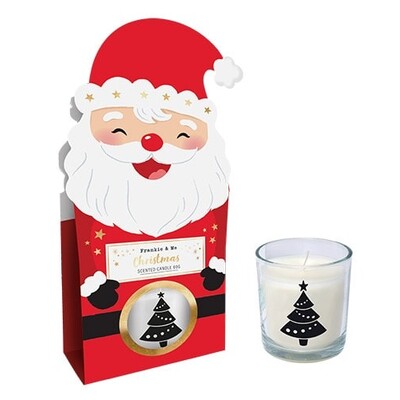 Christmas Sugar Cookie Scented Candle in Santa Package 60g