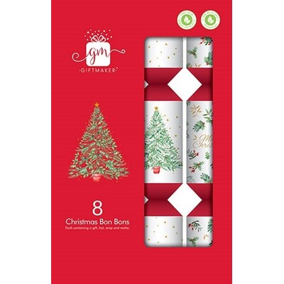 Traditional Merry Christmas Bon Bons 12in Pk 8