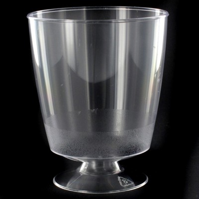 Plastic Wine Glasses - Goblet 185ml Pk 10 