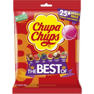 Chupa Chups Lollipops Jumbo Share Pack 25 