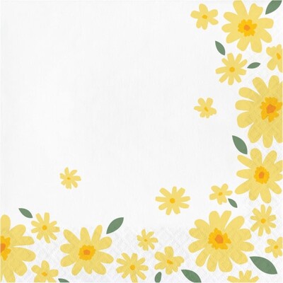 Sweet Daisy 2 Ply Lunch Napkins Pk 16