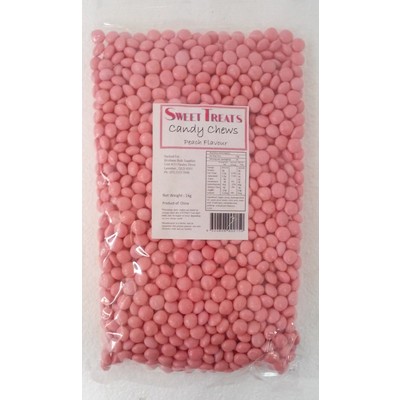 Pink Peach Candy Chews (1kg) Pk 1