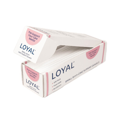 Loyal Small Cake Decorating Support Dowels 8x300mm (Pk 100)