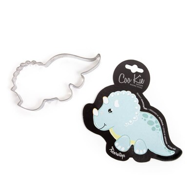 Triceratops Dinosaur Stainless Steel Cookie Cutter