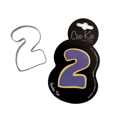 Number "2" Stainless Steel Fondant Cookie Cutter