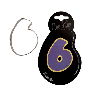 Number "6" Stainless Steel Fondant Cookie Cutter