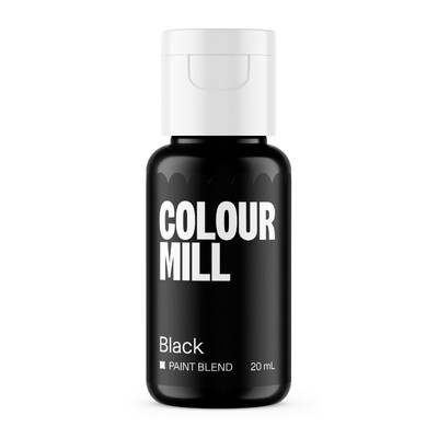 Colour Mill Black Matte Edible Paint Blend 20ml