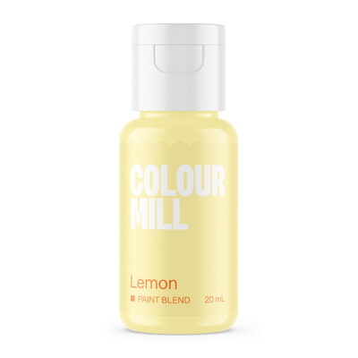 Colour Mill Lemon Yellow Matte Edible Paint Blend 20ml