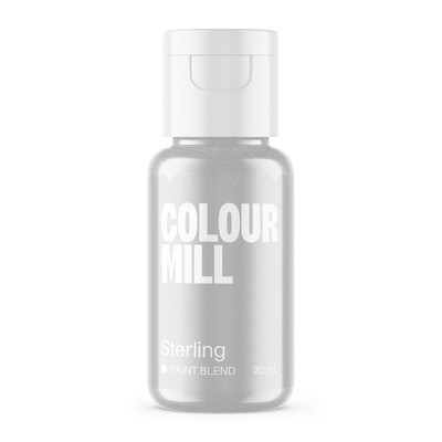 Colour Mill Sterling Silver Edible Metallic Paint Blend 20ml