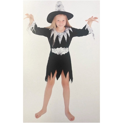 Child Deluxe Spider Witch Costume (Medium, 6-8 Yrs)