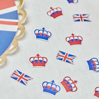 Ginger Ray Coronation Party British Confetti Scatters (13gm)