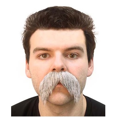 Grey Self-Adhesive Moustache