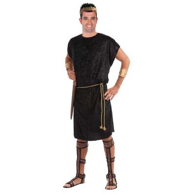 Adult Black Tunic with Rope Belt (One Size) Pk 1
