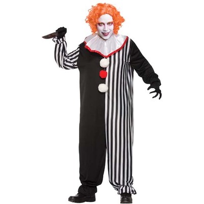 Adult Freaky the Clown Suit Costume (Standard Size)