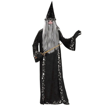 Adult Mr Wizard Robe & Hat Costume (Medium)