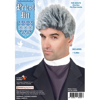 Adult Costume Priest Collar