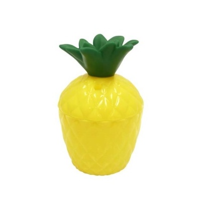 Tropical Pineapple Party Cup with Lid (Pk 1)