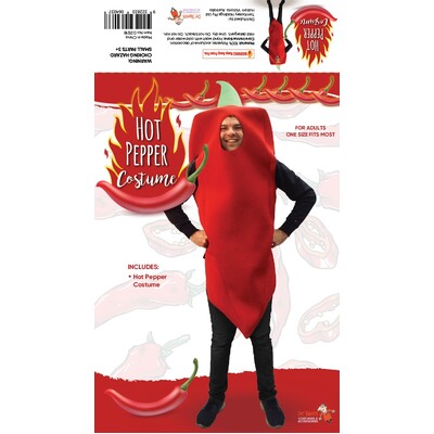 Adult Red Hot Pepper Costume (One Size)