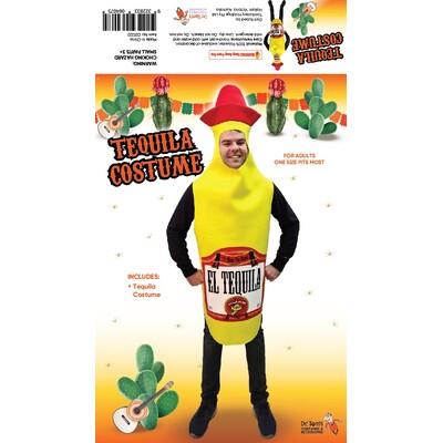 Adult Tequila Bottle Costume (One Size)