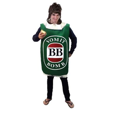 Adult Bogan Beer Can Costume (One Size)