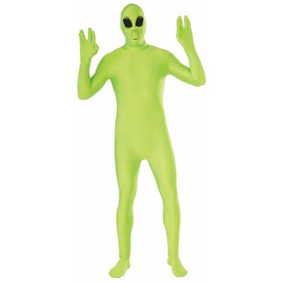 Adult Invisible Alien Man Body Suit (Plus Size)
