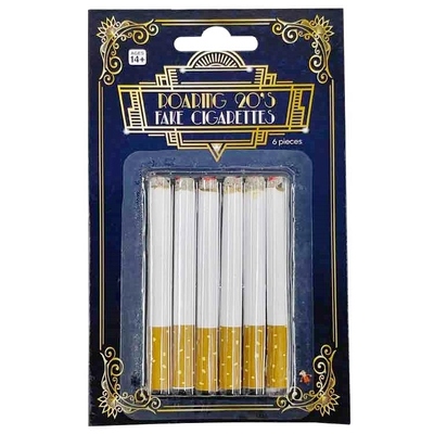 Fake Cigarettes with Red Tips (Pk 6)