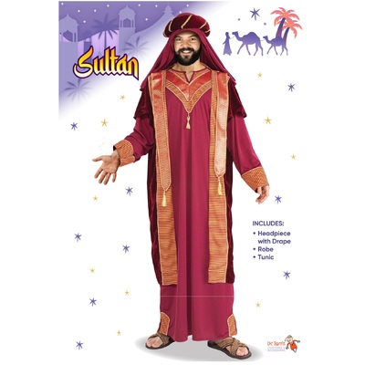 Adult Arabian Sultan Costume (Standard Size)