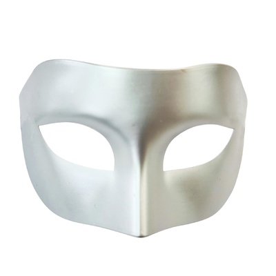 Silver Metallic Masquerade Eye Mask