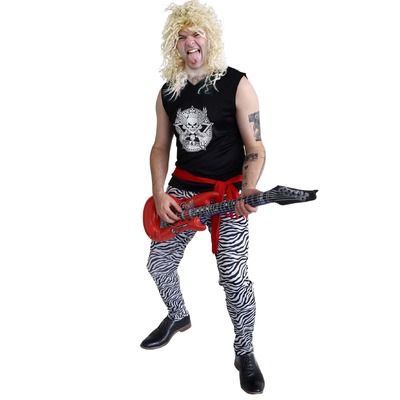 1980s Rockstar Mens Costume (Medium)