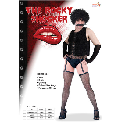 Adult Rocky Shocker Frankenfurter Corset Costume (Medium)