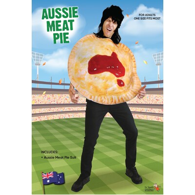Adult Meat Pie with Sauce Costume One Size